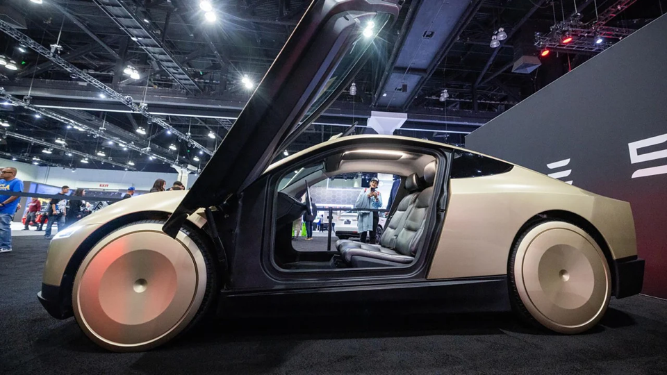 Source-supplied image for: Tesla to exhibit Cybercab robotaxi in China: can it spark buzz amid slow sales?